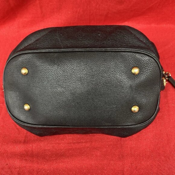 Louis Vuitton Mahina XL Leather Very Dark Navy Blue Monogram Hobo Shoulder Bag - Picture 3 of 7